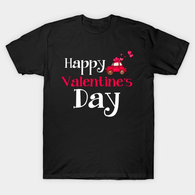 Happy Valentines Day Hearts Day Love T-Shirt by Casino Royal 